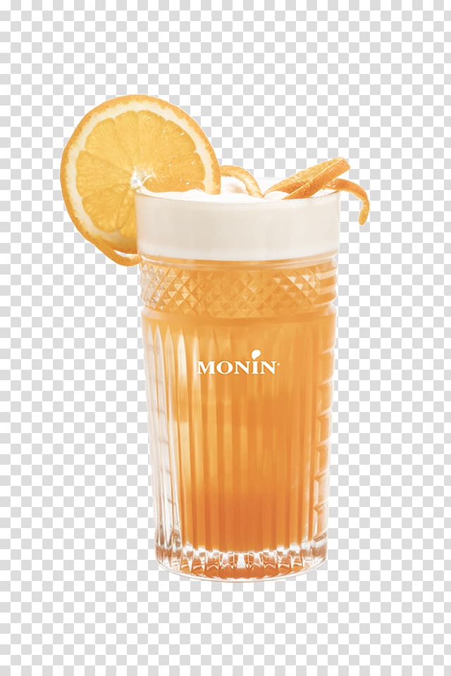 Orange drink Orange juice Harvey Wallbanger Fuzzy navel Orange soft drink, orange transparent background PNG clipart
