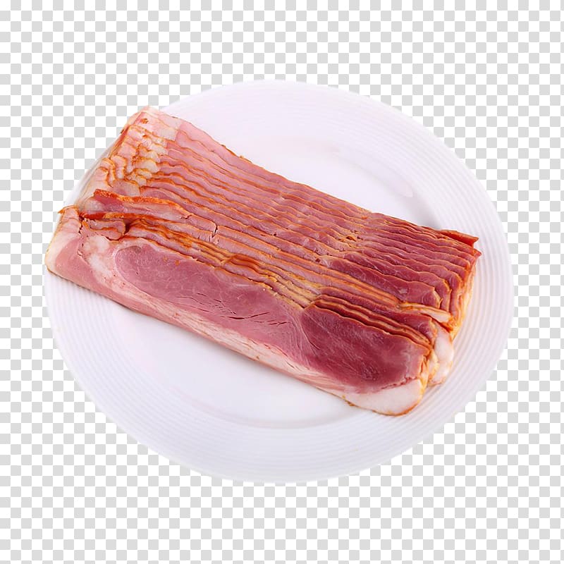 Back bacon Ham Tocino Prosciutto, Luncheon meat transparent background PNG clipart