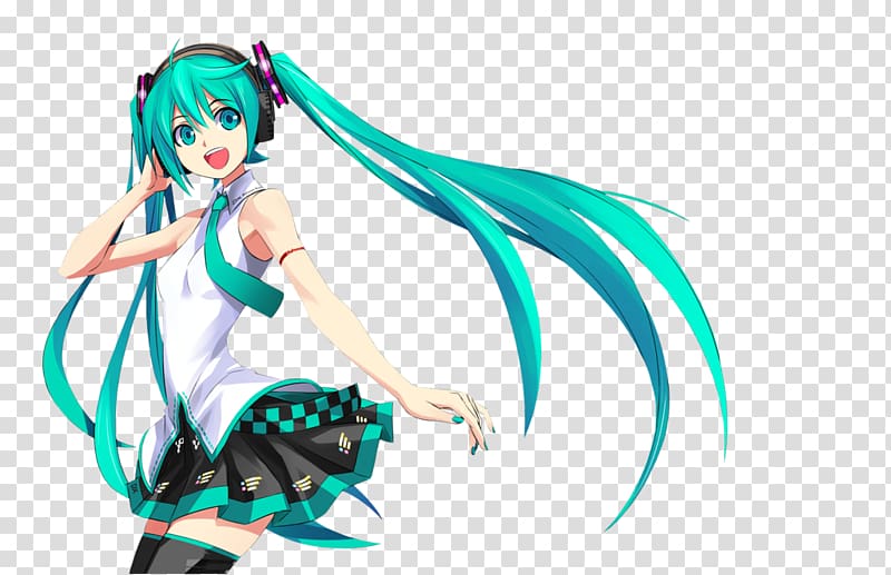 Hatsune Miku: Project DIVA 2nd Anime Vocaloid Hatsune Miku: Project Diva X, hatsune miku transparent background PNG clipart