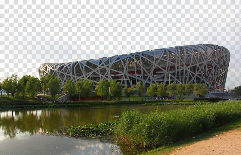 Beijing National Stadium Architecture, Bird's Nest transparent background PNG clipart