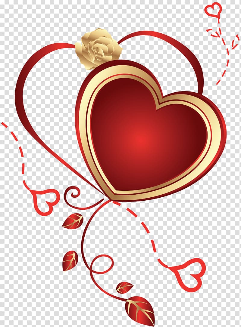 Rose Heart , Rose Heart transparent background PNG clipart