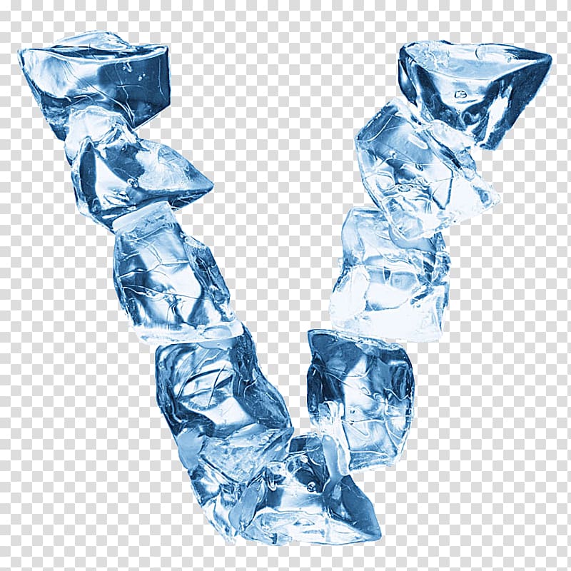 Ice cube Letter Alphabet , Ice Font transparent background PNG clipart