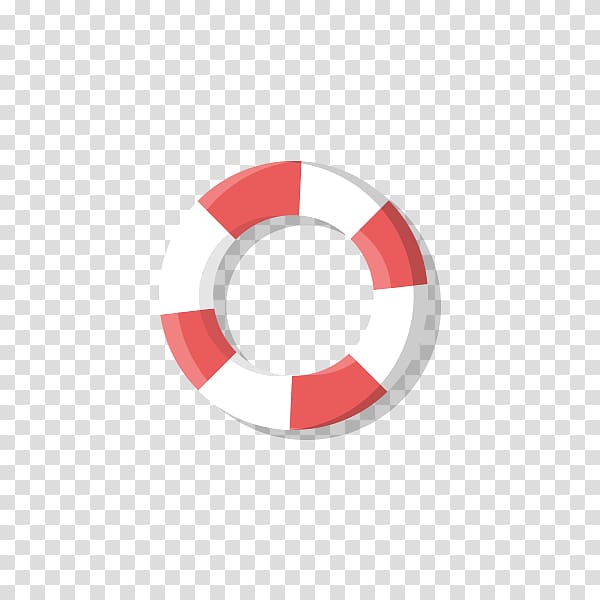 Lifebuoy Swimming Icon, Hand-painted cartoon swim ring transparent background PNG clipart