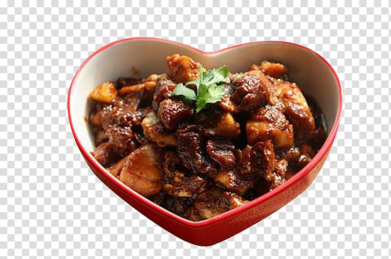 Brisket Cattle Recipe Meat Beef, heart shaped bowl of stew sirloin transparent background PNG clipart