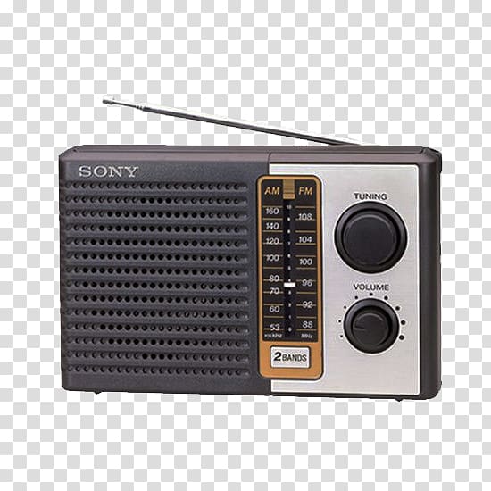 Transistor radio FM broadcasting AM broadcasting Frequency modulation, radio transparent background PNG clipart