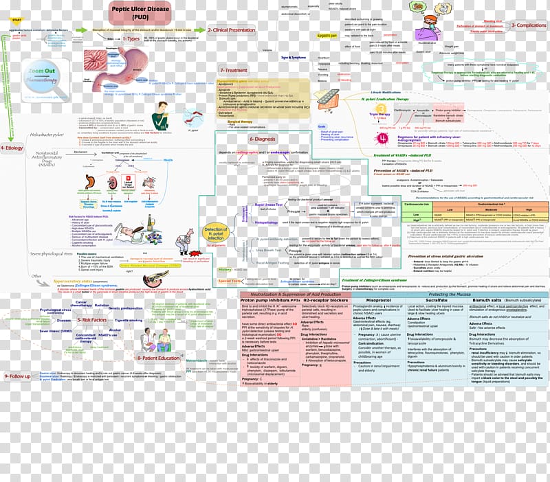 Peptic ulcer disease Concept map Planned unit development, others transparent background PNG clipart