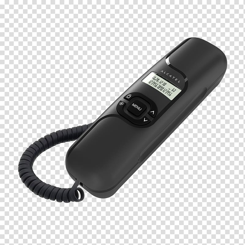 Alcatel Mobile Home & Business Phones Cordless telephone Caller ID, practical desk transparent background PNG clipart