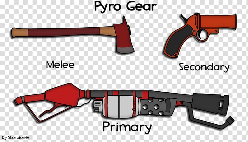Technical drawing Firearm Design Team Fortress 2, Pyro transparent background PNG clipart