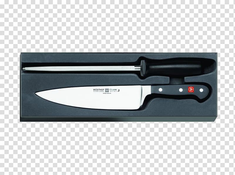 Chef\'s knife Wüsthof Honing steel Kitchen Knives, Knife Sharpening transparent background PNG clipart