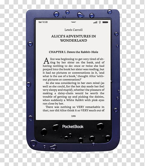 PocketBook International E-Readers eBook reader 15.2 cm PocketBookTouch Lux Sony Reader Tablet Computers, ink drop transparent background PNG clipart