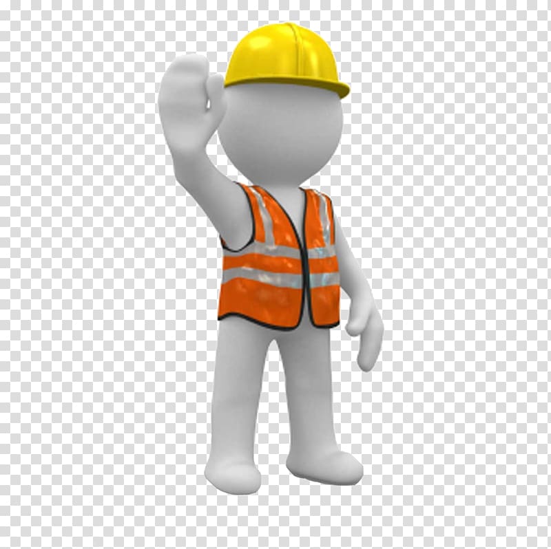 stick man wearing yellow hard hat and safety vest, Occupational safety and health Environment, health and safety Construction site safety, Industrial Worker transparent background PNG clipart