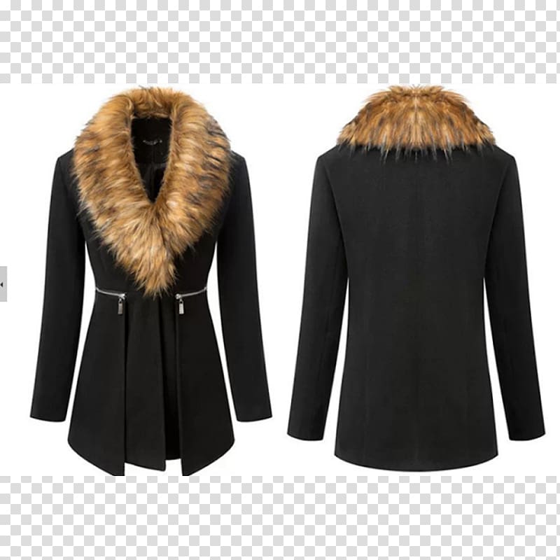 Coat Outerwear Fake fur Fur clothing Collar, fur transparent background PNG clipart