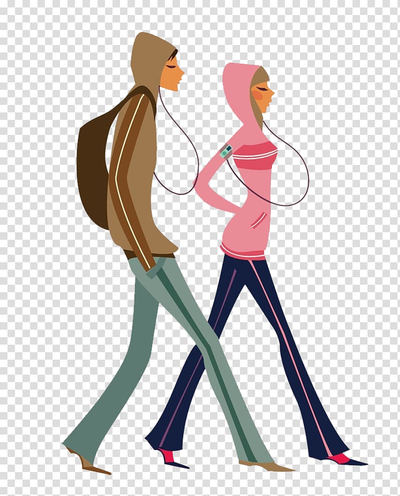 Facebook Like button Tag, Two people wearing headphones transparent background PNG clipart