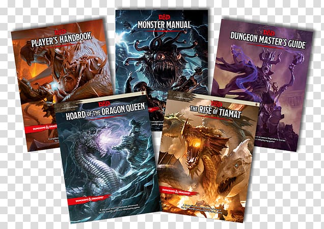 Dungeons & Dragons Hoard of the Dragon Queen Tiamat Player\'s Handbook. 5th Edition Dungeon Masters Screen, dragon transparent background PNG clipart
