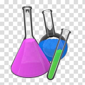 test tube, Erlenmeyer flask and laboratory bottle illustration, Small Collection Of Test Tubes transparent background PNG clipart