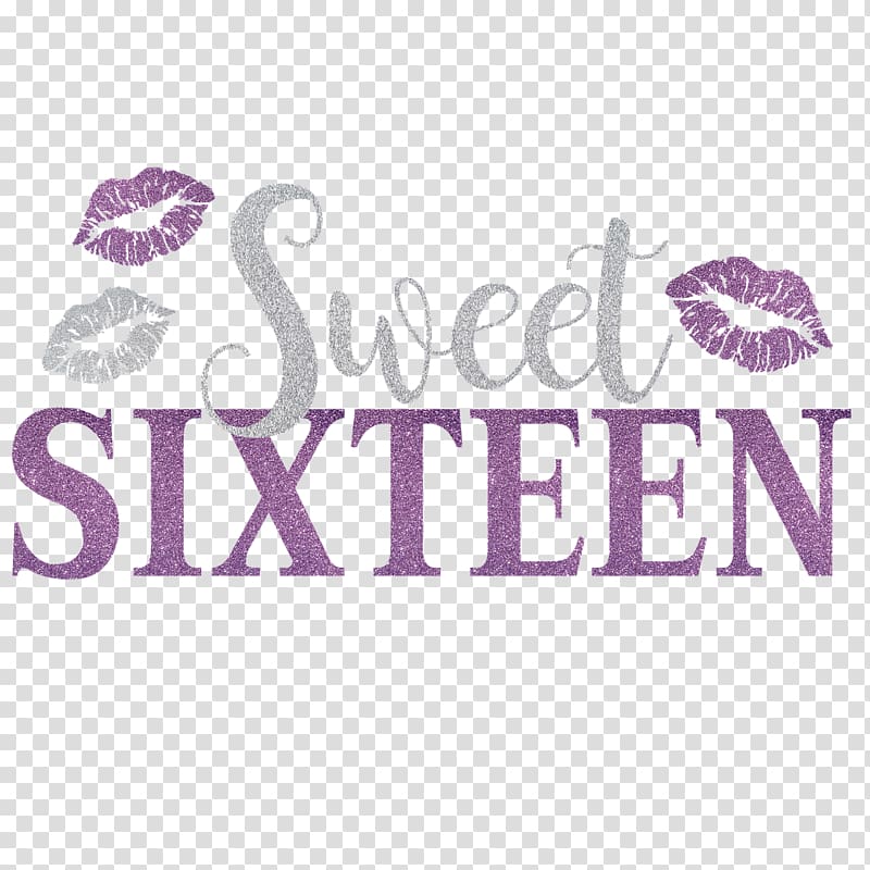 Sweet sixteen T-shirt Birthday , T-shirt transparent background PNG clipart