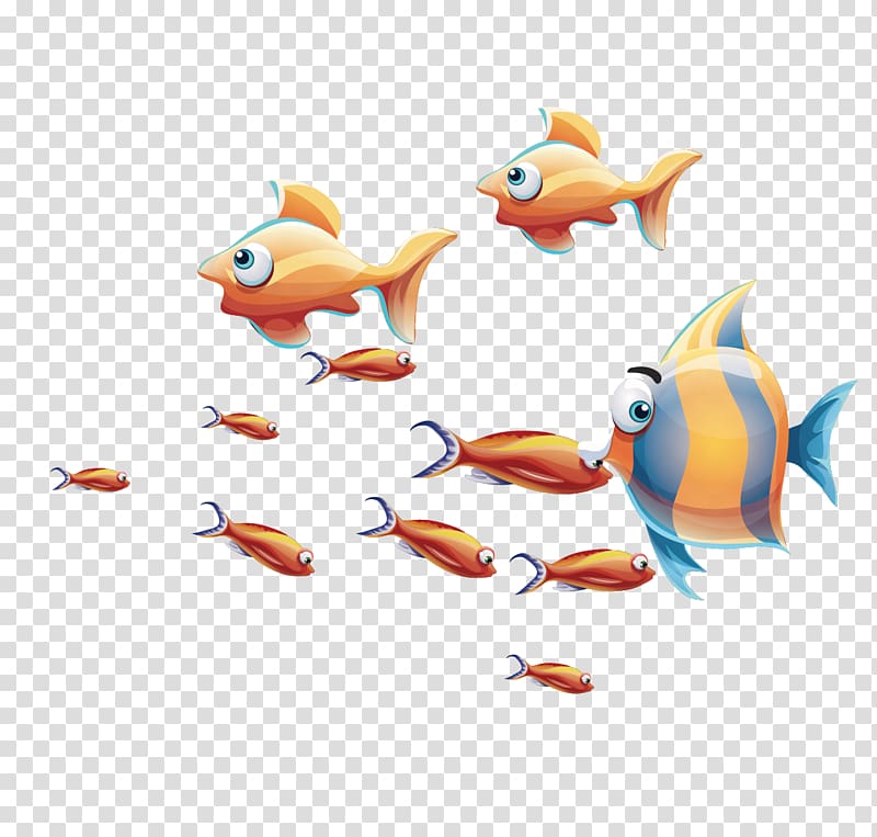 Fish, Variety of fish material transparent background PNG clipart