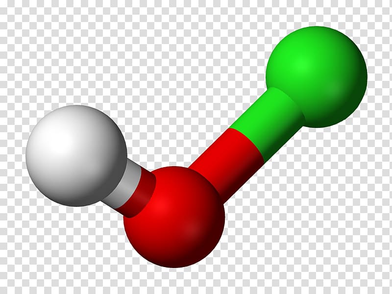 Hypochlorous acid Lewis structure Ball-and-stick model Hypochlorite, others transparent background PNG clipart