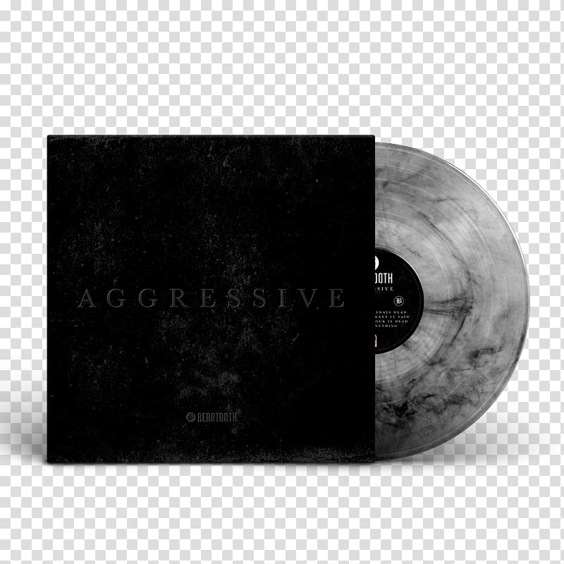 Beartooth Aggressive Phonograph record LP record UNFD, vinyl cover transparent background PNG clipart
