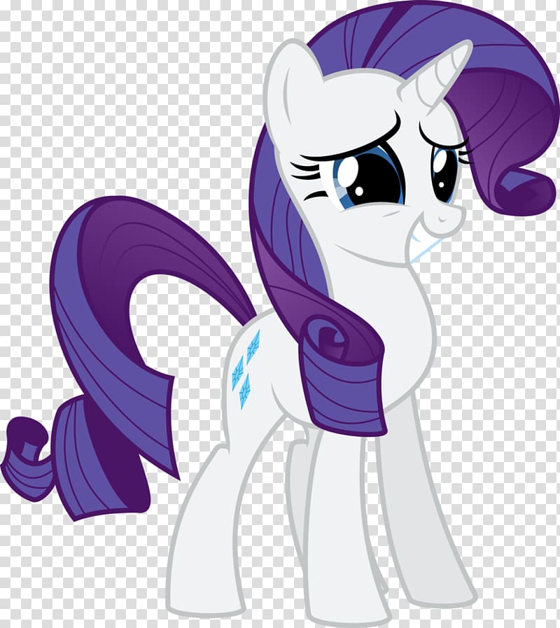 Rarity Pony Sweetie Belle Applejack Derpy Hooves, embarrassed expression transparent background PNG clipart