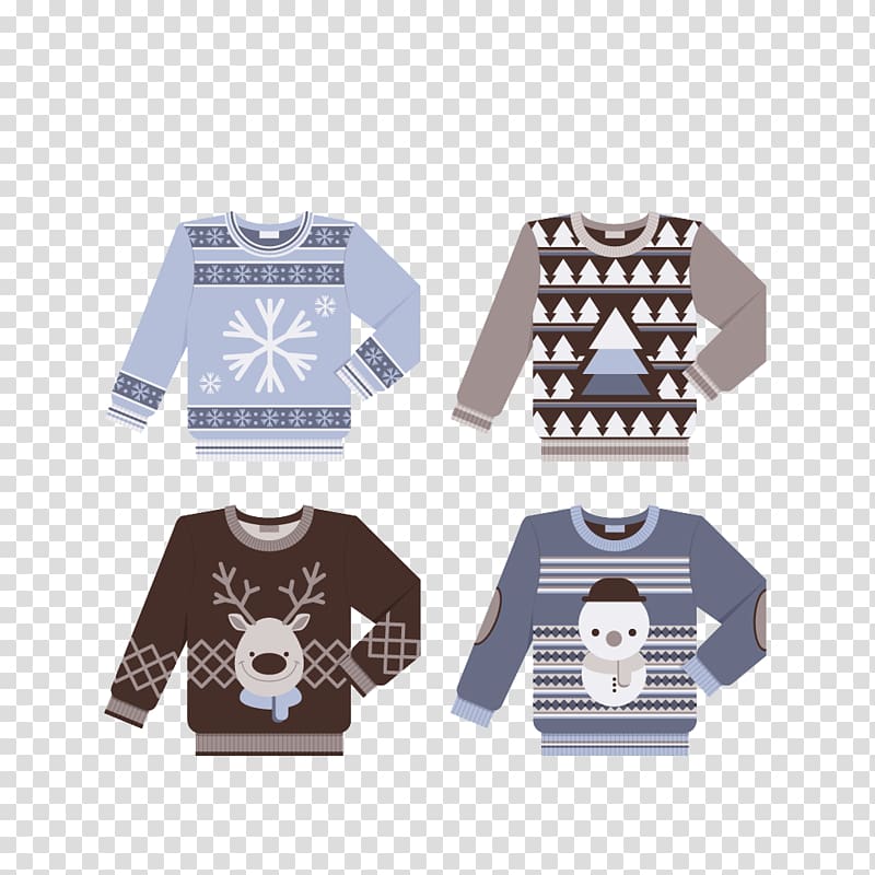 Sweater Clothing Christmas jumper Sleeve Designer, Winter sweater warm clothing transparent background PNG clipart