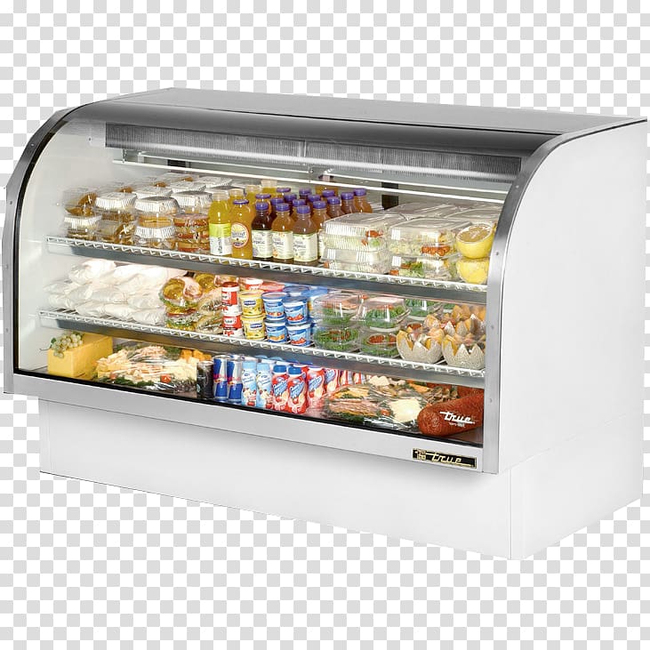 Display case Refrigeration Refrigerator Delicatessen Glass, Glass Production transparent background PNG clipart