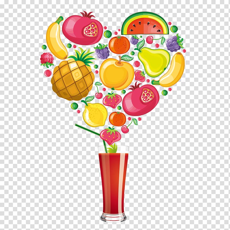 Juice Smoothie Free Fruits Auglis, Creative fruit drinks free transparent background PNG clipart