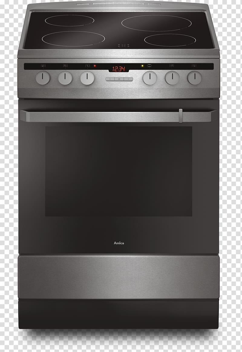 Gas stove Cooking Ranges Electric stove Kitchen Amica, induction cooker transparent background PNG clipart