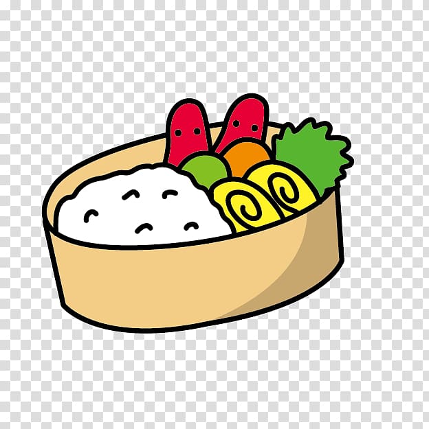 Bento Lunch School meal , Cute cartoon lunch transparent background PNG clipart