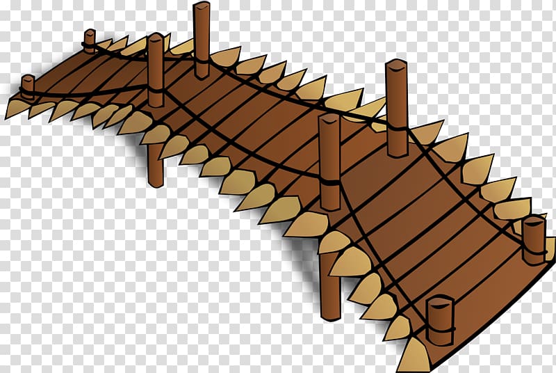 Simple suspension bridge , bridges transparent background PNG clipart