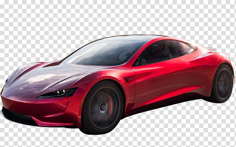 Tesla Roadster Sports car Tesla Motors, car transparent background PNG clipart