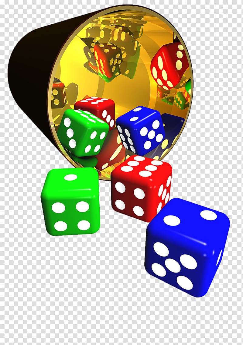 Rummy Board game Dice Player, Blue dice transparent background PNG clipart