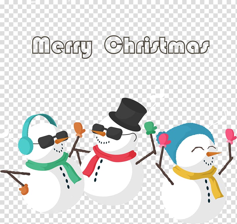 Christmas Icon, Snowman Christmas party transparent background PNG clipart