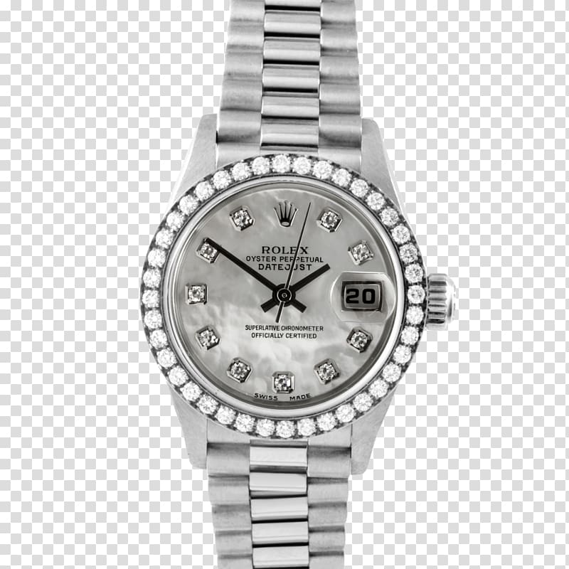 Rolex Datejust Rolex Submariner Watch Silver, gold wire transparent background PNG clipart