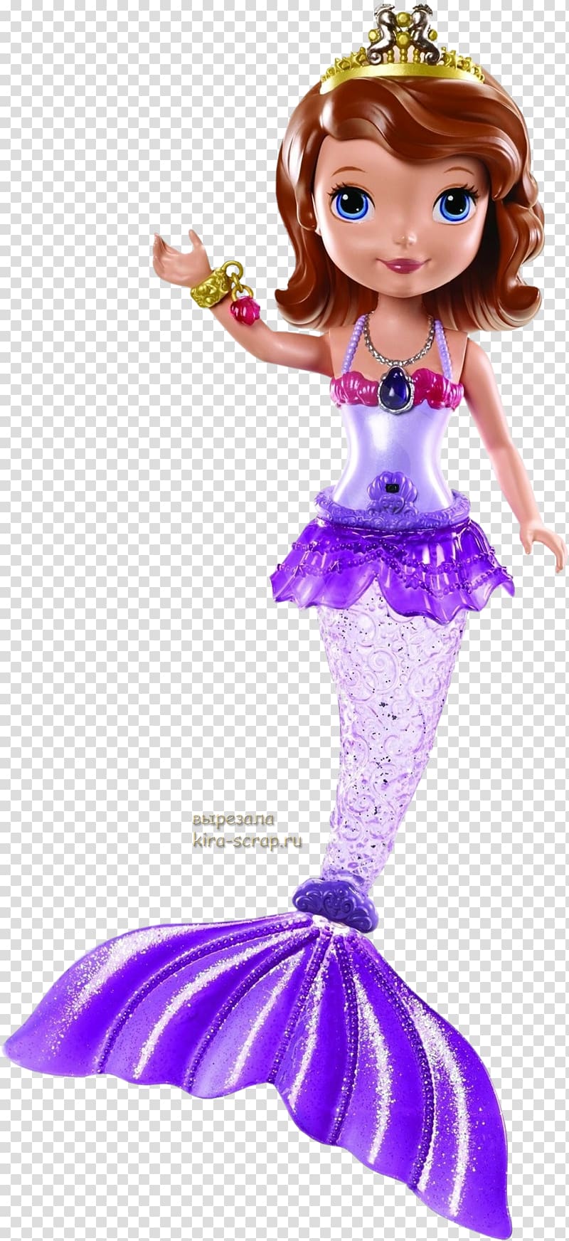 Sofia the First Amazon.com Doll Toy Mermaid, sofia transparent background PNG clipart