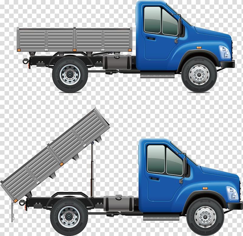 Dump truck, Dump truck elements transparent background PNG clipart