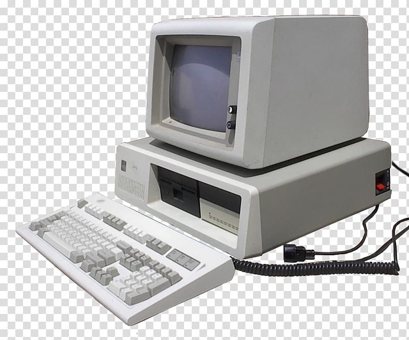 IBM Personal Computer IBM PC compatible, Vintage Computer transparent background PNG clipart