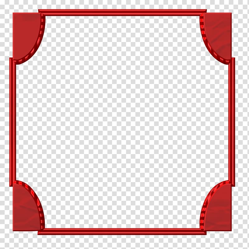 Frames Red , red frame transparent background PNG clipart