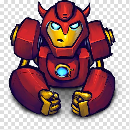 red and yellow robot illustration, fictional character superhero cartoon illustration, Comics Hero Red 2 transparent background PNG clipart