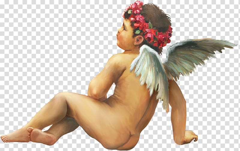 Cherub Cupid Valentine\'s Day Angel, angel transparent background PNG clipart