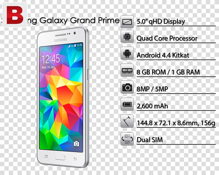 Samsung Galaxy Grand Prime Plus iPhone 4S Samsung Galaxy Grand Prime, 8 GB, White, Cricket Wireless, GSM Samsung Galaxy Grand Prime, 8 GB, Gold, Unlocked, GSM, Beauty Flyer Beauty Center transparent background PNG clipart