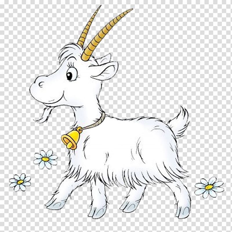 Pygmy goat Boer goat Three Billy Goats Gruff Sheep , Hand-painted goat transparent background PNG clipart