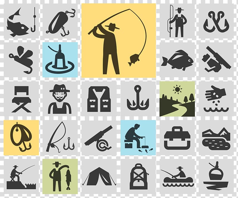 Fishing rod Symbol Icon, Fishing hooks with flag transparent background PNG clipart