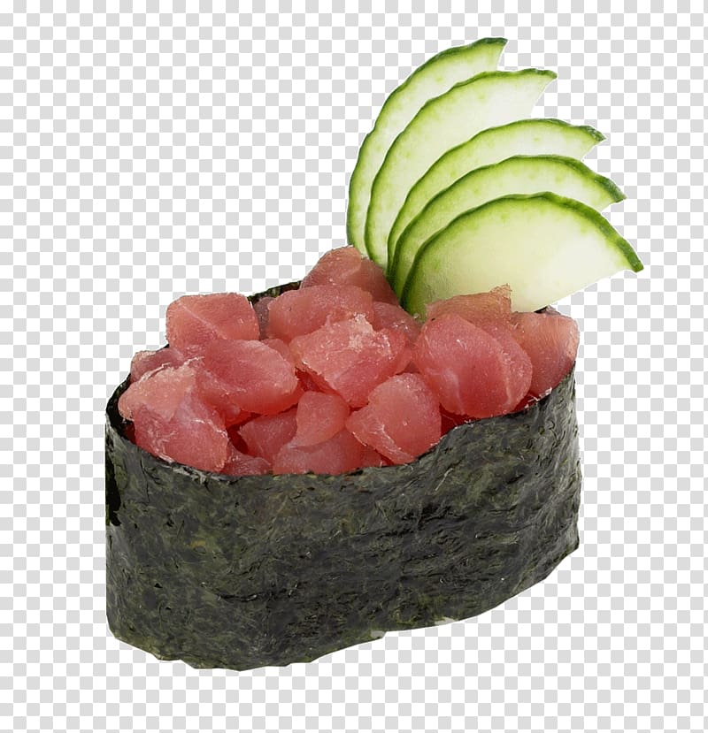 California roll Sashimi Sushi Makizushi Thunnus, sushi transparent background PNG clipart