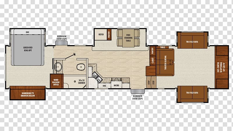 Floor plan Campervans Fifth wheel coupling House, forest floor transparent background PNG clipart