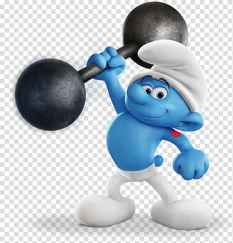 Papa Smurf Hefty Smurf Smurfette Clumsy Smurf Brainy Smurf, others transparent background PNG clipart