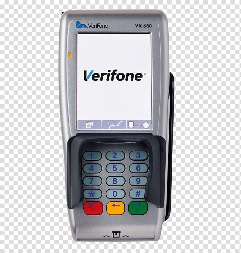 Feature phone Mobile Phones VeriFone Holdings, Inc. Payment terminal, verifone transparent background PNG clipart