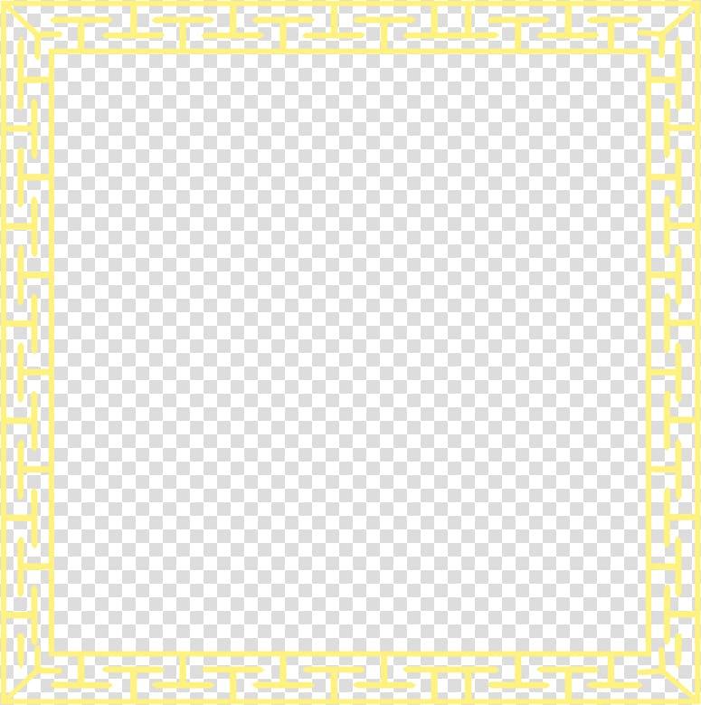 Yellow Area Pattern, Creative golden frame pattern border transparent background PNG clipart