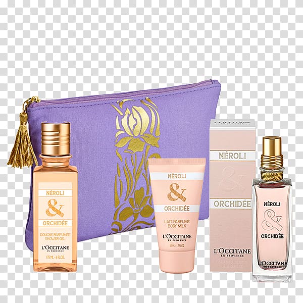 Perfume L'Occitane en Provence Lotion Eau de toilette, perfume transparent background PNG clipart