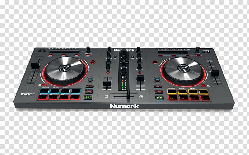 Numark Mixtrack 3 DJ controller Virtual DJ Numark Mixtrack Pro III Disc jockey, numark turntables transparent background PNG clipart